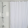 Croydex White Textile Shower Curtain W1800 x H1800mm - GP00801  Profile Large Image