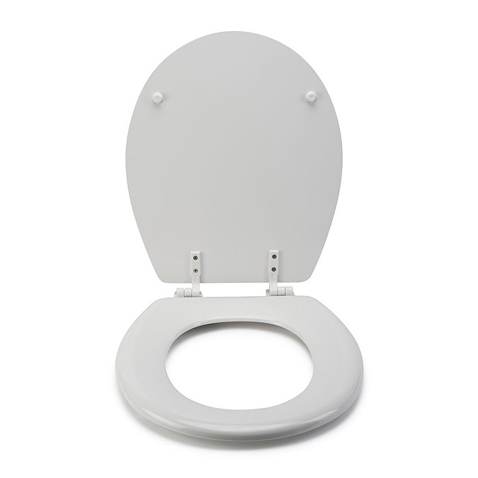 Croydex Windemere White Sit Tight Toilet Seat - WL600422H  Feature Large Image