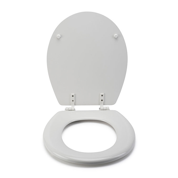 Croydex Windemere White Sit Tight Toilet Seat - WL600422H Feature Large Image