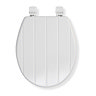 Croydex Windemere White Sit Tight Toilet Seat - WL600422H  Standard Large Image