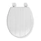 Croydex Windemere White Sit Tight Toilet Seat - WL600422H  Standard Large Image