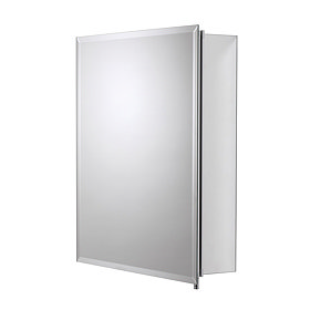 Croydex Winster Single Door Aluminium Cabinet with FlexiFix - WC101169 Large Image