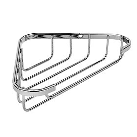 Croydex Wire Corner Soap Dish - Chrome Plated Large Image