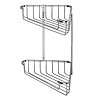 Croydex Corner Shower Storage Basket Chrome (Large - 2 Tier)  Profile Large Image