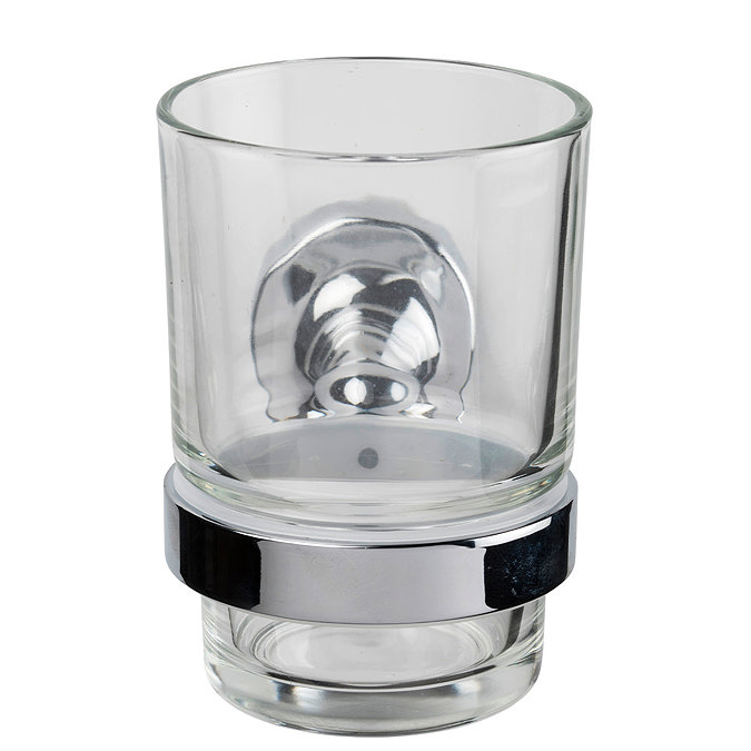 Croydex - Worcester Flexi-Fix Tumbler and Holder - QM461841 In Bathroom Large Image