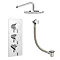 Cruze 2 Outlet Shower System (Fixed Shower Head + Overflow Bath Filler)  Newest Large Image