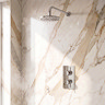 Cruze 200mm Fixed Round Shower Head + Wall Mounted Arm