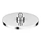 Cruze 200mm Round LED Chrome Shower Head  Standard Large Image