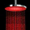 Cruze 200mm Round LED Chrome Shower Head Large Image