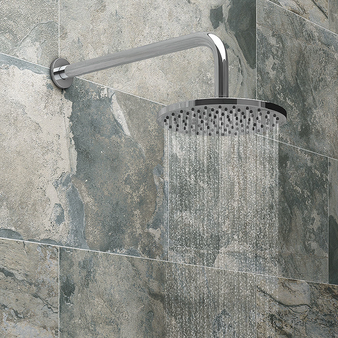 Cruze 200mm Round Shower Head + Swivel Joint  Profile Large Image