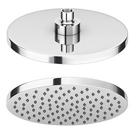 Cruze 200mm Round Shower Head + Swivel Joint Large Image