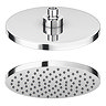 Cruze 200mm Round Shower Head + Swivel Joint Large Image
