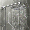Cruze 200mm Slim Rainfall Shower Head with 1.25m Flexible Hose Large Image