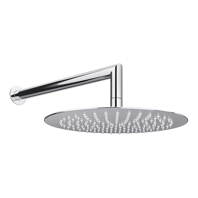 Cruze 300mm Ultra-Thin Round Shower Head + 90 Degree Bend Arm  Profile Large Image