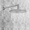 Cruze 300mm Ultra-Thin Round Shower Head + 90 Degree Bend Arm Large Image