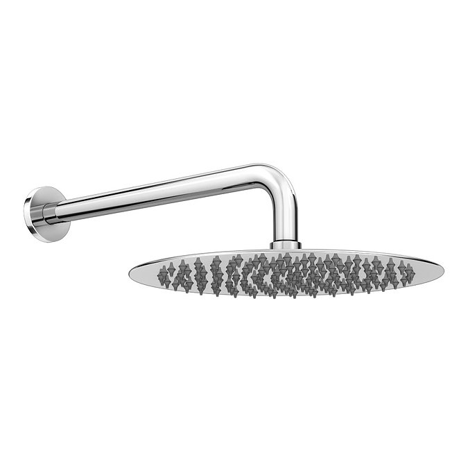 Cruze 300mm Ultra-Thin Round Shower Head with Shower Arm  Standard Large Image