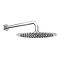 Cruze 300mm Ultra-Thin Round Shower Head with Shower Arm  Standard Large Image