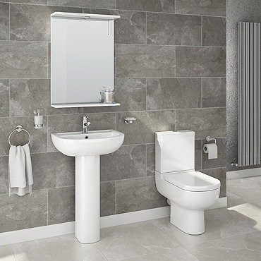 Cruze 4-Piece Modern Bathroom Suite  Profile Large Image