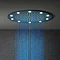Cruze 400mm LED Illuminated Fixed Ceiling Mounted Round Shower Head Large Image