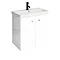 Cruze 600 Curved Wall Hung Vanity Unit + Close Coupled Toilet  Feature Large Image