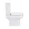 Cruze 600 Curved Wall Hung Vanity Unit + Close Coupled Toilet  additional Large Image