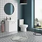 Cruze 600 Curved Wall Hung Vanity Unit + Close Coupled Toilet Large Image