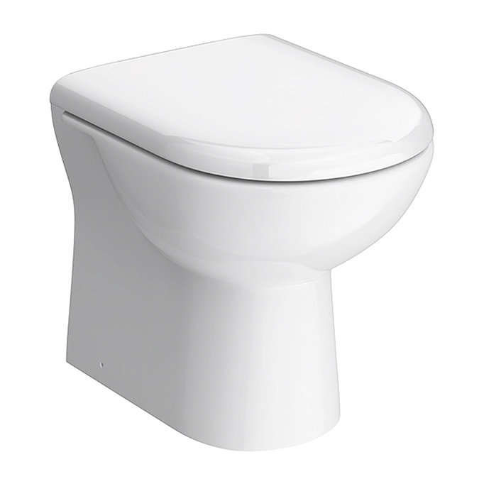 Cruze Back to Wall Toilet Pan + Soft Close Seat Large Image