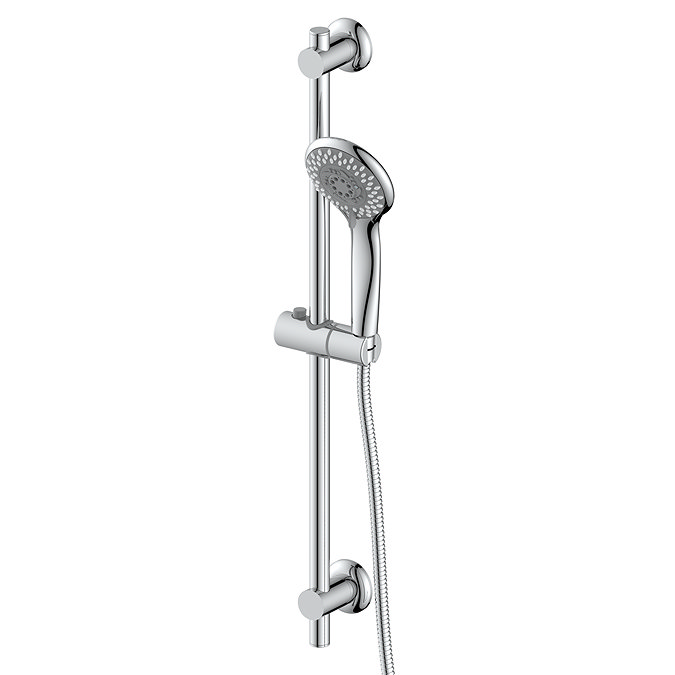 Cruze Bar Shower Package with Valve + Slider Rail Kit Chrome