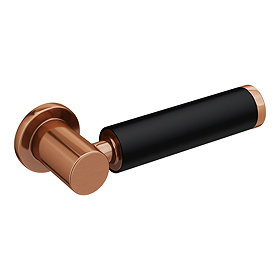 Cruze Black + Rose Gold Modern Cistern Lever Large Image