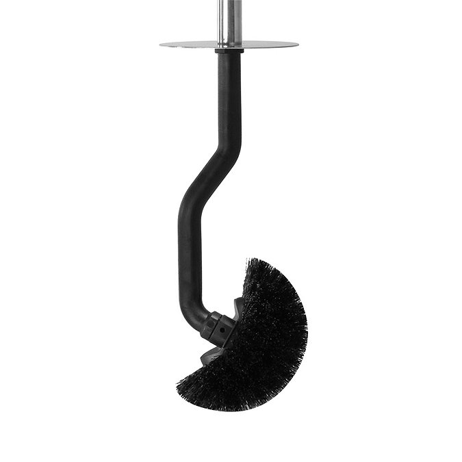 Cruze Black Toilet Brush & Holder Profile Large Image