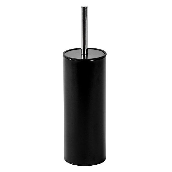 Cruze Black Toilet Brush & Holder Large Image