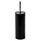 Cruze Black Toilet Brush & Holder Large Image