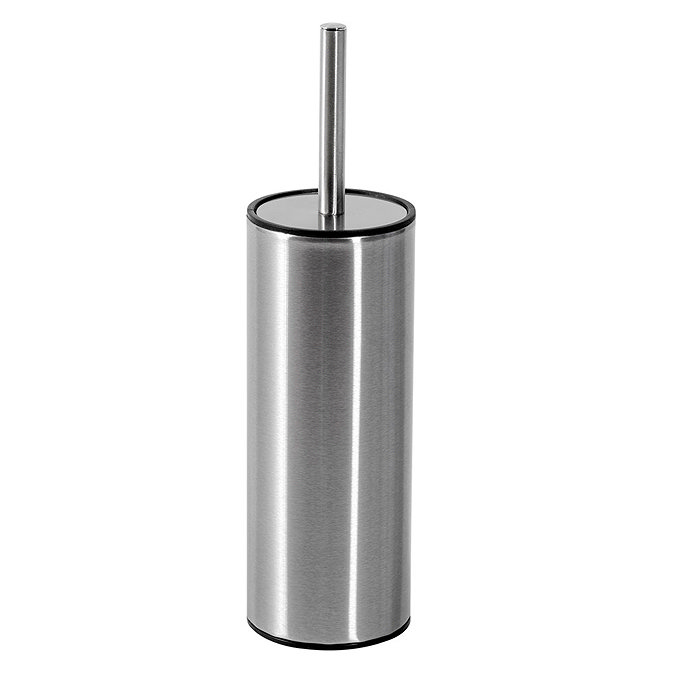 Cruze Brushed Steel Toilet Brush & Holder Large Image