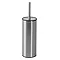 Cruze Brushed Steel Toilet Brush & Holder Large Image