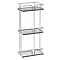 Cruze Chrome 3-Tier Freestanding Shower Caddy Large Image
