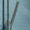 Cruze Chrome Round Bar Shower Valve inc. Slide Rail Kit with Pencil Handset  In Bathroom Large Image