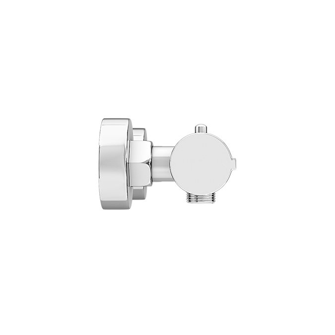 Cruze Chrome Round Bar Shower Valve inc. Slide Rail Kit with Pencil Handset  Newest Large Image