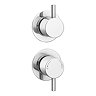 Cruze Concealed Individual Diverter + Thermostatic Control Shower Valve Large Image