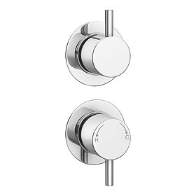 Cruze Concealed Individual Diverter + Thermostatic Control Shower Valve Large Image