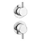 Cruze Concealed Individual Diverter + Thermostatic Control Shower Valve Large Image