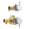 Cruze Concealed Individual Stop Tap + Thermostatic Control Shower Valve  In Bathroom Large Image