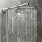 Cruze Contemporary Bath Shower Mixer Inc. Overhead Rainfall Shower Head  Profile Large Image