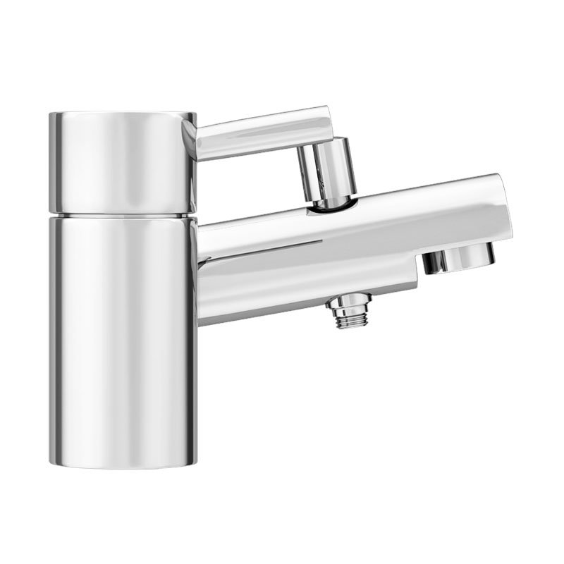 Cruze Contemporary Bath Shower Mixer with Shower Kit Chrome at
