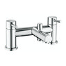 Cruze Contemporary Bath Shower Mixer with Shower Kit - Chrome
