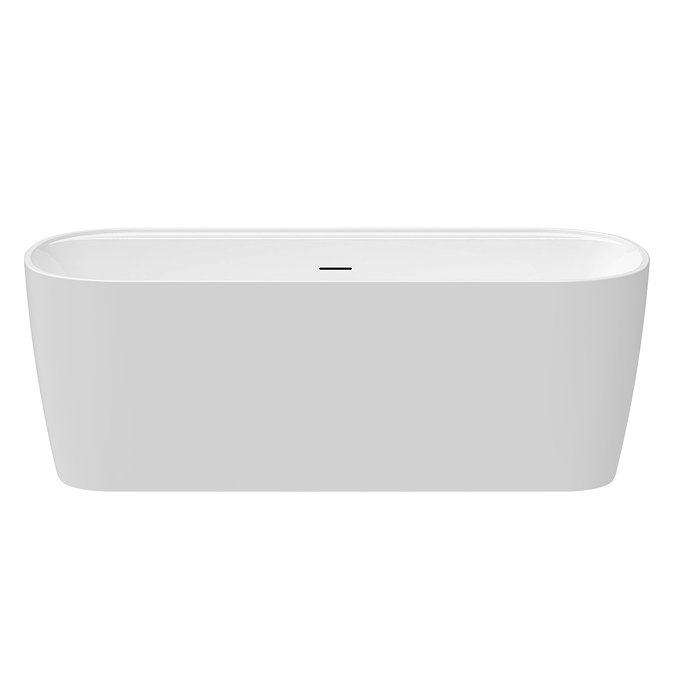 Cruze Curved Back To Wall Bath (1700 x 800mm) with Waste