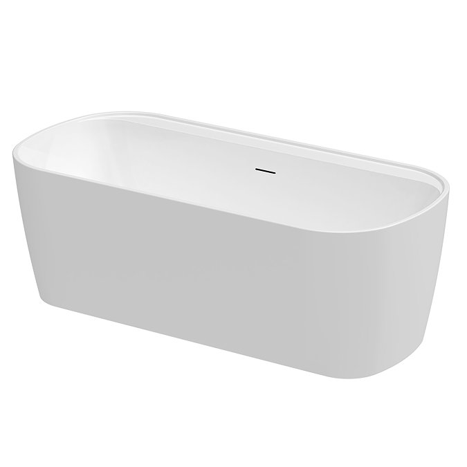 Cruze Curved Back To Wall Bath (1700 x 800mm) with Waste