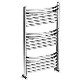 Cruze Curved Heated Towel Rail – W504mm x H850mm (Chrome)