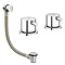 Cruze Deck Bath Side Valves with Freeflow Bath Filler  Profile Large Image