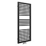 Cruze Designer Heated Towel Rail - Matt Black (1228 x 500mm)