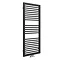 Cruze Designer Heated Towel Rail - Matt Black (1228 x 500mm) Large Image